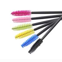 Wholesale cheap Colorful disposable mascara brush for eyelash extension,disposable mascara wands