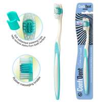 Hot sale eco soft bristle receding gums suree toothbrush plastic toothbrush with pack