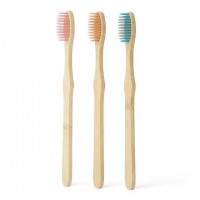 Eco-Friendly Natural Biodegradable Child Adult Bamboo Toothbrush With Pack of 4